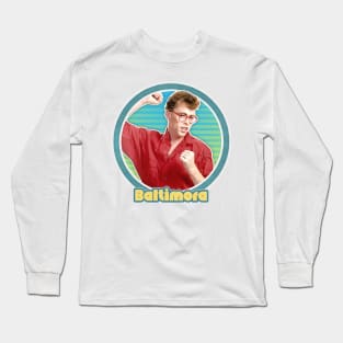 Baltimora // 80s Italo Fan Design Long Sleeve T-Shirt